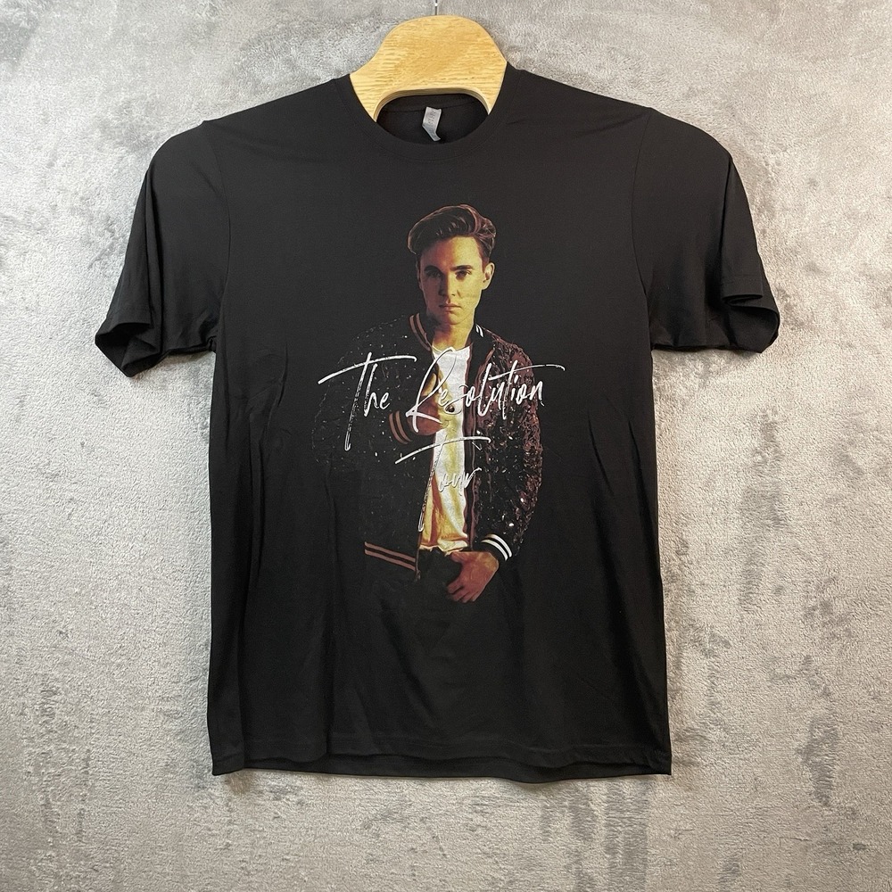 Jesse‎ McCartney The Resolution Tour Mens Large Black Graphic Logo Tshirt